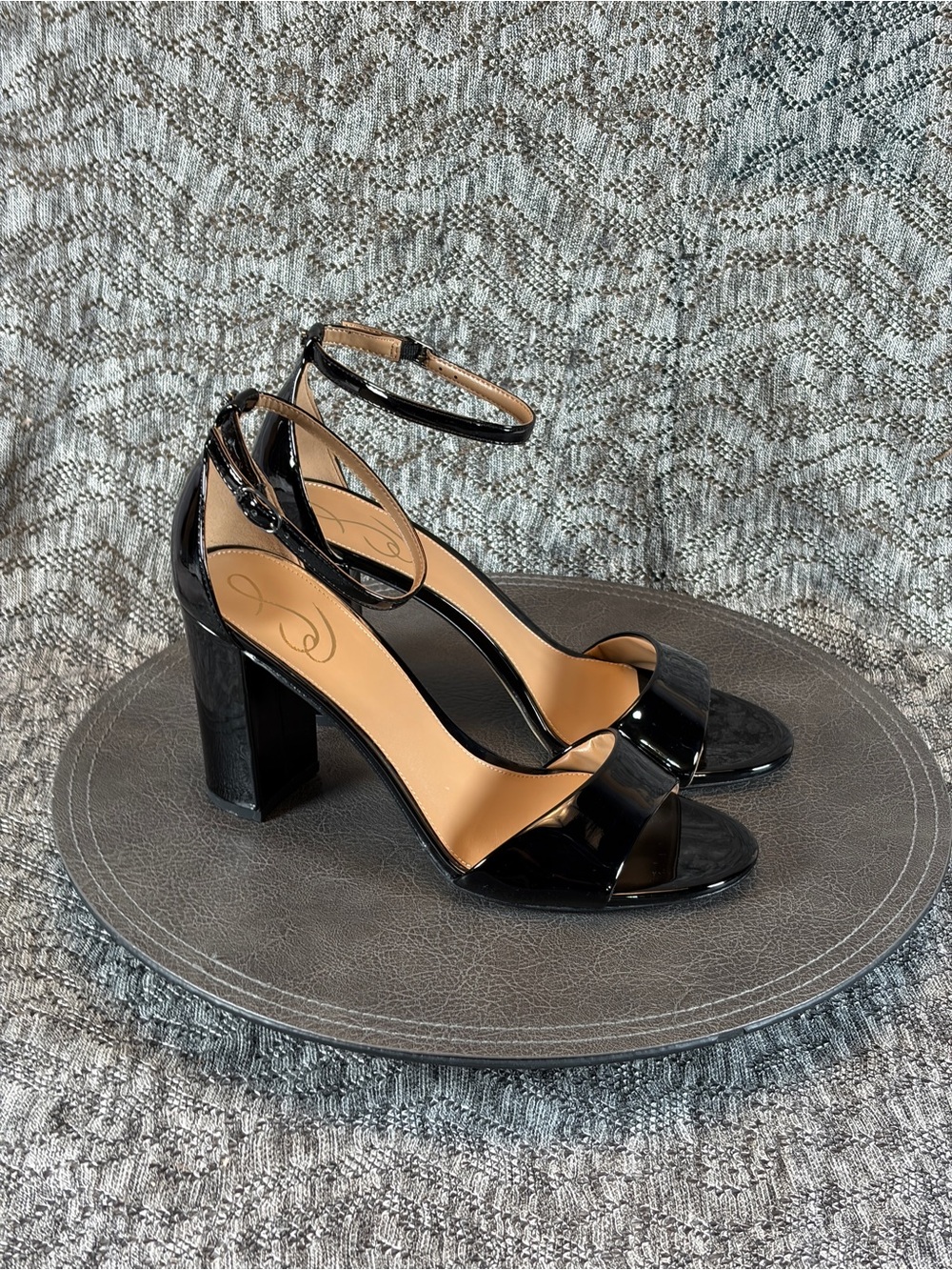 Sam Edelman Robyn Sandals Heels 10 WIDE Black